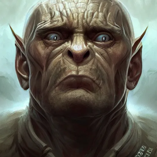 Image similar to putin ugly monster, portrait, highly detailed, full body, digital painting, trending on artstation, concept art, sharp focus, illustration, art by artgerm and greg rutkowski and magali villeneuve