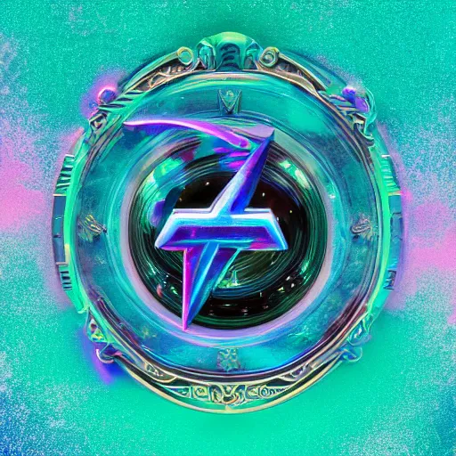 Image similar to a and w vaporwave logo, digital art, cosmic, 3 d high definition, trending on art station, photorealistic, high resolution, 8 k, octane, hyper detailed, insane details, intricate, elite, ornate, elegant trend, highly detailed and intricate, sharp focus, photography, unreal engine