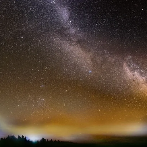 Prompt: milky way across the sky,photorealistic