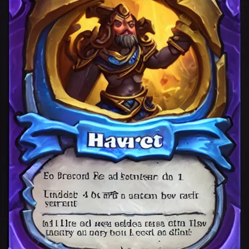 Image similar to new hearthstone card reveal