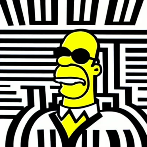 Prompt: low angle, constructivism monumental dynamic, graphic super flat style homer simpson by avant garde poet, illusion psychedelic art, shallow conceptual figurative art, cut up, flat detailed sculpture, controversial poster art, italian poster art, geometrical graffiti, no blur, low poly