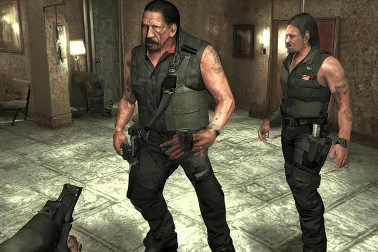 Prompt: danny trejo in resident evil v