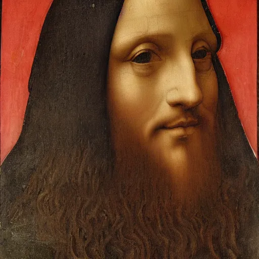 Image similar to Leonardo da Vinci portrait of Mutahar Anas