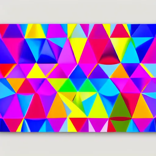 Image similar to abstract colorful platonic solids