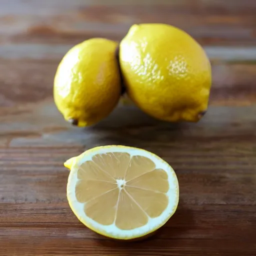 Image similar to a lemon wearing a suit