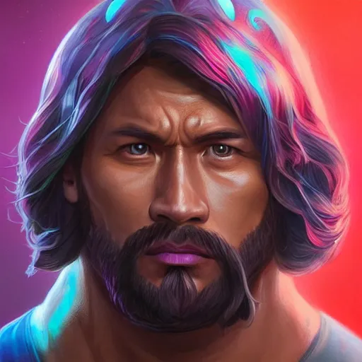 Prompt: portrait drawing, printerest, pikachu as jesus, jesus looks dwayne johnson, intricate, epic lighting, cinematic composition, hyper realistic, 8 k resolution, unreal engine 5, by artgerm, tooth wu, dan mumford, beeple, wlop, rossdraws, james jean, andrei riabovitchev, marc simonetti, artstation