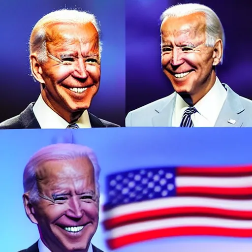 Prompt: joe biden as an extremely fat man