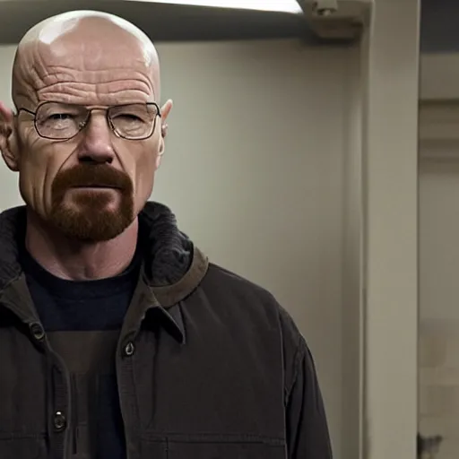 Prompt: walter white in brooklyn 99