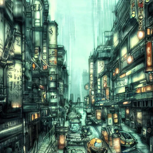 Prompt: tokyo, steampunk style, concept art