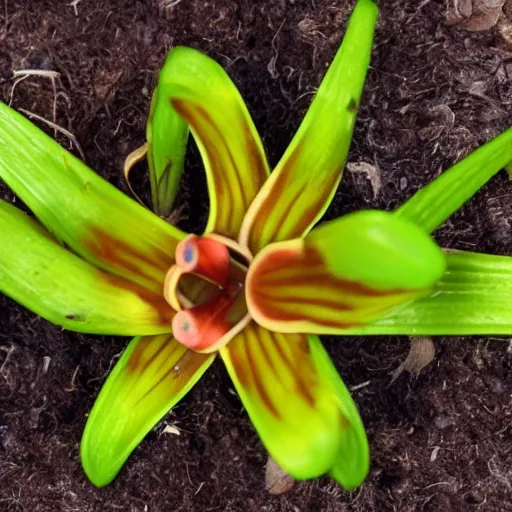 Prompt: Maxillaria tenuifolia