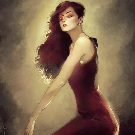 Prompt: a painting in the style of charlie bowater and in the style of charles dulac and in the style of robert mcginnis. smooth, sharp focus, fantasy, semi - realism.