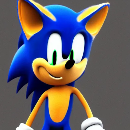 Prompt: Sonic OC, who's named Tonic and is a fox, photorealistic