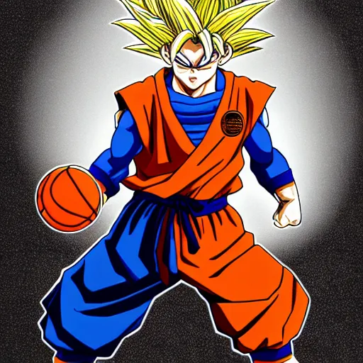 Image similar to ballin goku