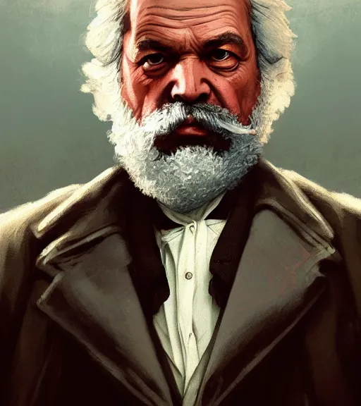 Prompt: highly detailed portrait karl marx as buff gangsters holding gums in gta v, stephen bliss, unreal engine, fantasy art by greg rutkowski, loish, rhads, ferdinand knab, makoto shinkai and lois van baarle, ilya kuvshinov, rossdraws, tom bagshaw, global illumination, radiant light, detailed and intricate environment