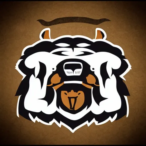 Image similar to concept logo design for a grizzly bear NFL team