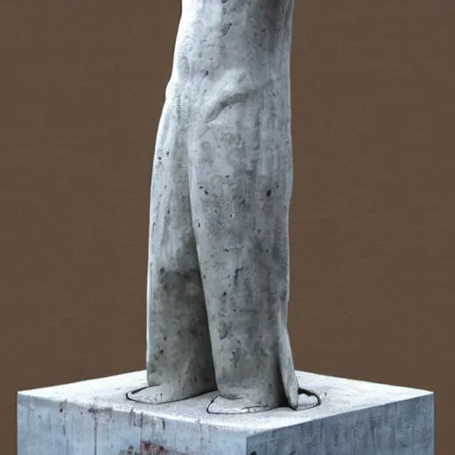 KREA - SCP-173 is a reinforced concrete sculpture of unknown origin  measuring 2.0 meters tall and weighing approximately 468 kg. The statue is  vaguely humanoid in shape, although improperly proportioned. Traces of
