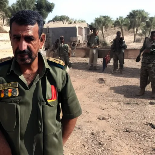 Prompt: sdf commander mazloum abdi