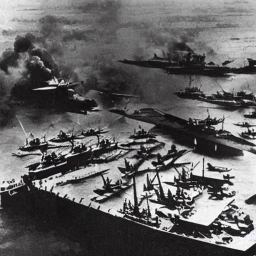 Prompt: Pearl harbor WW2 from Japanese perspective