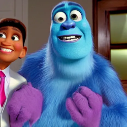 Image similar to magic johnson in monsters inc