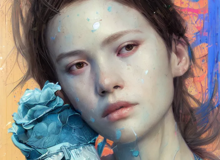 Prompt: beautiful chill day in summer, by Kenne Gregoire, James Jean, Tran Nguyen, WLOP, Jakub Rebelka. trending on Artstation, 8k, masterpiece, graffiti paint, fine detail, full of color, intricate detail, golden ratio illustration