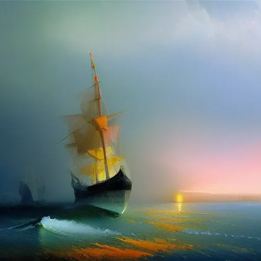 Prompt: latvia, beautiful painting in the style of aivazovsky, abstract, colourful, nature, country, high definition, trending on artstation