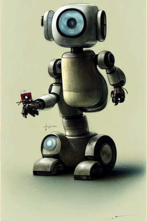 Image similar to (((((2050s Dieter Rams robot . muted colors.))))) by Jean-Baptiste Monge !!!!!!!!!!!!!!!!!!!!!!!!!!!