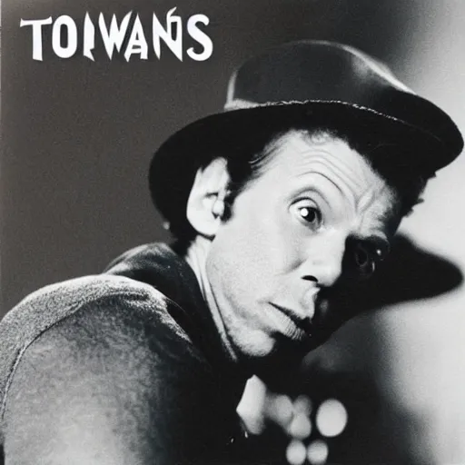 Prompt: Cover of an album by Tom Waits