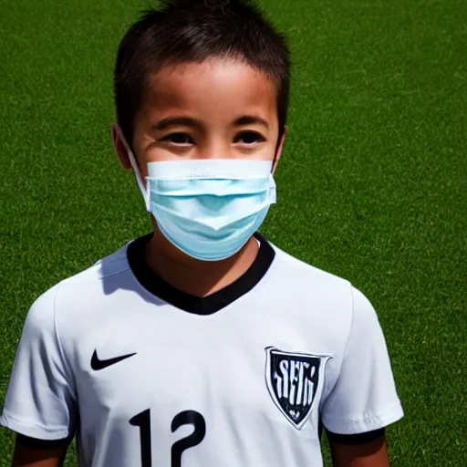 Image similar to soccer player with face mask