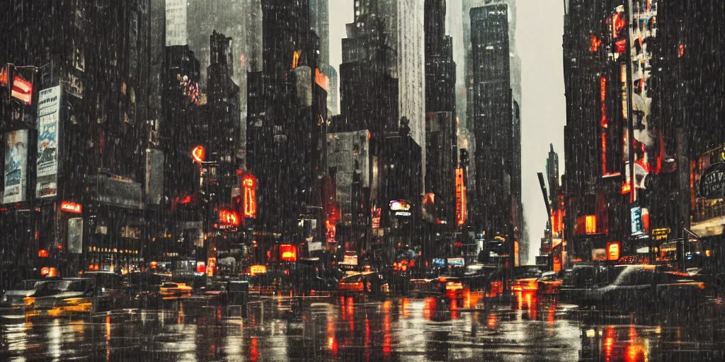 Image similar to cityscape new york blade runner helios 44-2 photography art fine art rain