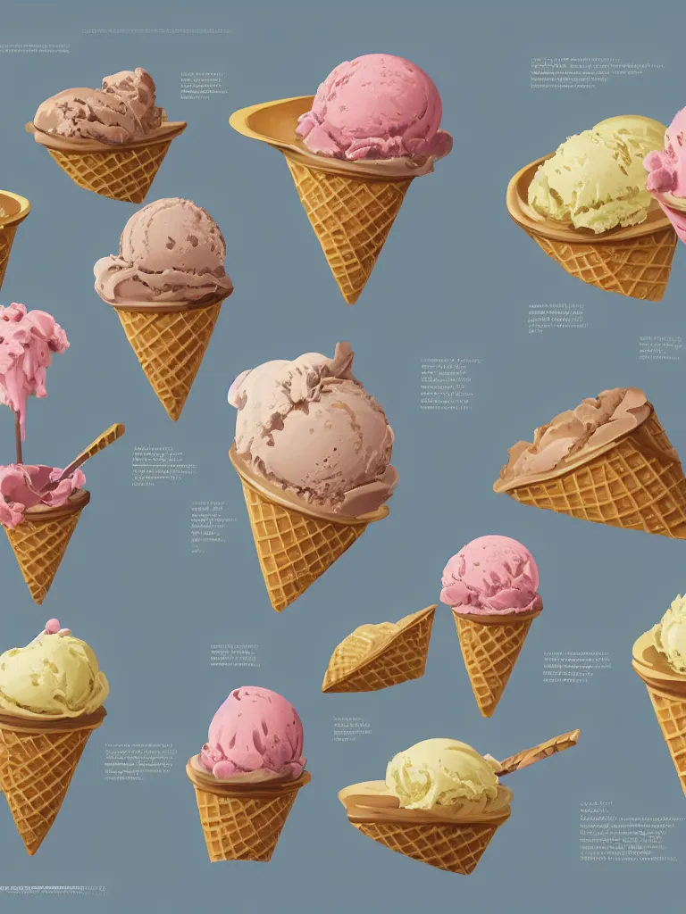 Image similar to ice cream by disney concept artists, blunt borders, rule of thirds