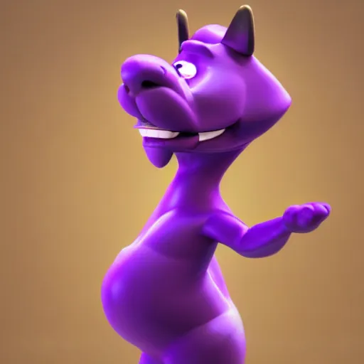 Image similar to a beautiful award winning 3d render of Milo a purple dog doing a dance, in the style of disney, comic book style, the dog is doing a ballet dance, highly detailed, 8k resolution, octane renderer