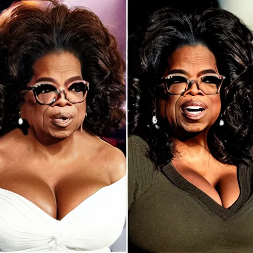 Prompt: oprah winfrey in dark souls