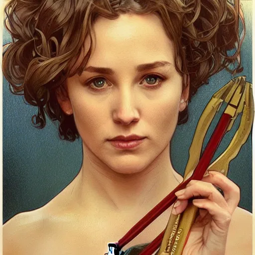 Prompt: amazing lifelike award winning pencil illustration of madge bishop from home and away trending on art station artgerm Greg rutkowski alphonse mucha cinematic