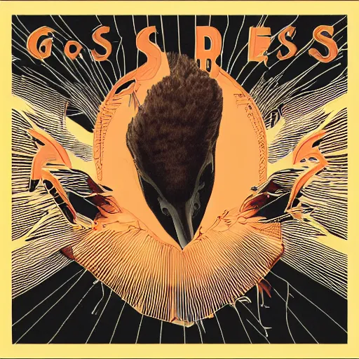 Prompt: geese the album, album cover, hip hop, photo, dim lightning,