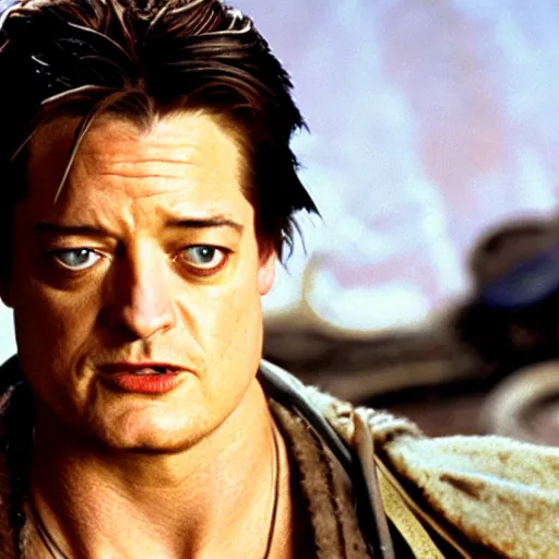 Image similar to Brendan Fraser in The Mummy reboot