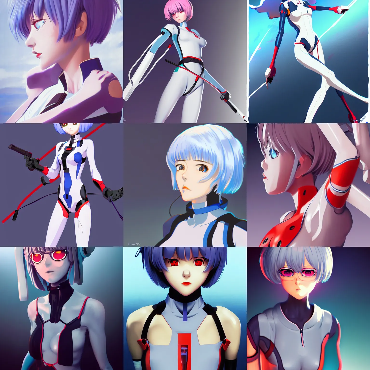 Prompt: rei ayanami entry plug, ( evangelion ), ilya kuvshinov, artstation, deviantart