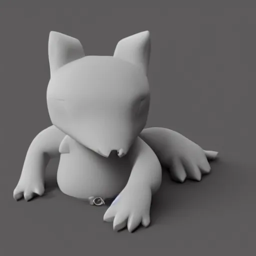 Prompt: a cute eraser animal, 3d render, octane render, dynamic lighting, 8k