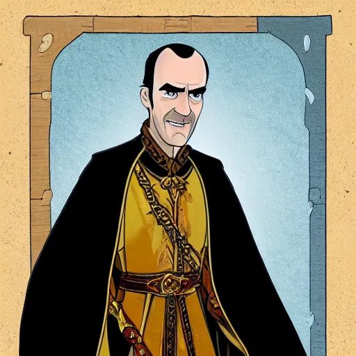 Image similar to stannis baratheon as a disney character