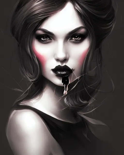 Image similar to black crimson ink smoke portrait of a bee, artgerm, wlop, artstation