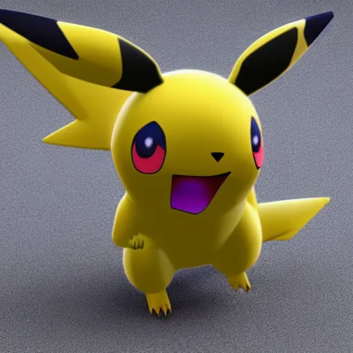 Image similar to new pokemon that doesn't exist, 3 d rendered