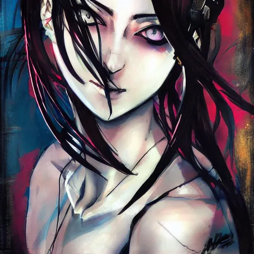 Prompt: a beautiful painting of Lanaya by Yoji Shinkawa, trending on artstation