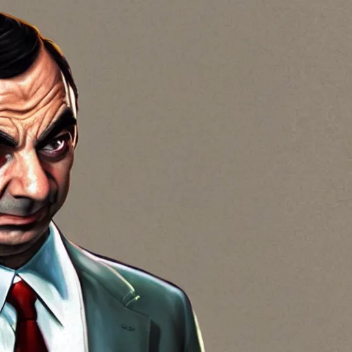 Image similar to Mr Bean in GTA V, Cover art by Stephen Bliss, Boxart, loading screen