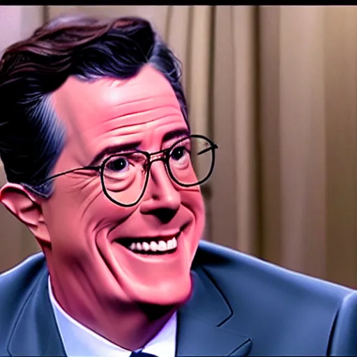 Prompt: stephen colbert in lord of the rings