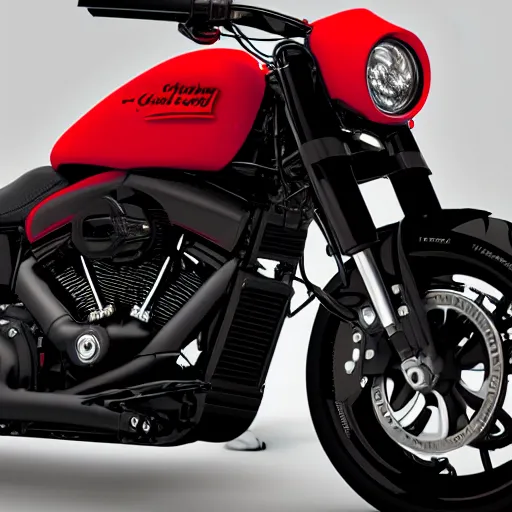 Prompt: cthulhu, harley - davidson red, and light. sulfur. photorealistic. rendering. 8 k,