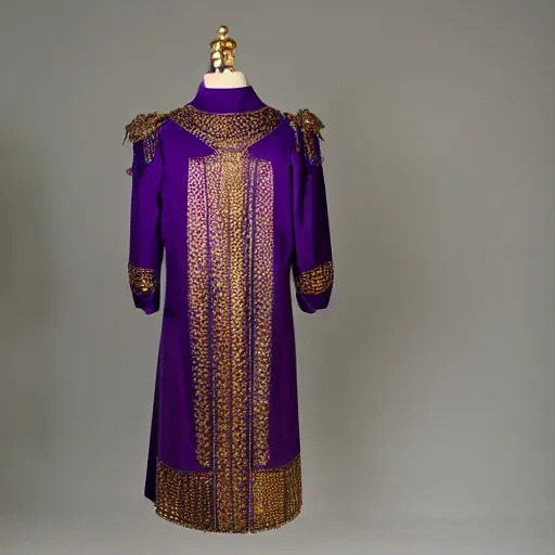 Image similar to Intricate, Byzantine, Exquisite, Regal, Royal, Tyrian purple gilded medieval byzantine tunic