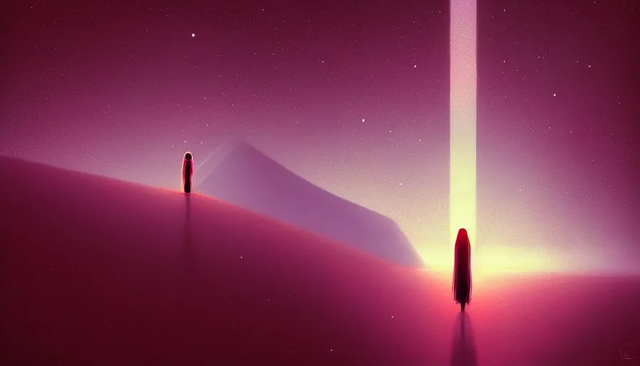 Image similar to girlfriend alone, lost in a beautiful artwork by christopher balaskas, vivid, detailed, masterpiece