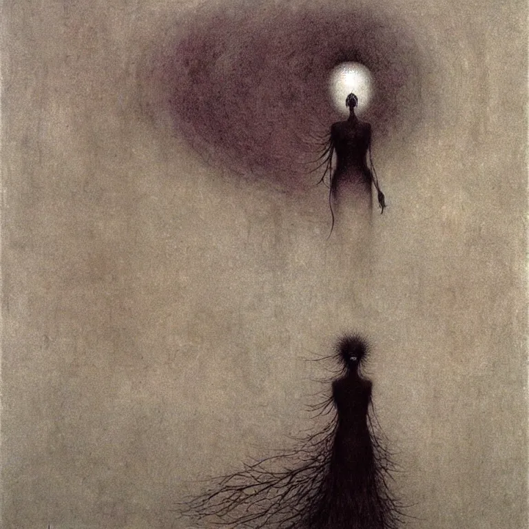 Image similar to bird girl by Beksinski, Luis Royo