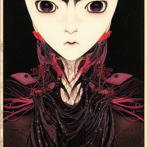 Image similar to prompt : portrait of muse soft light painted by takato yamamoto, inspired by ghost in shell anime, smooth face feature, intricate oil painting, high detail, sharp high detail, manga and anime