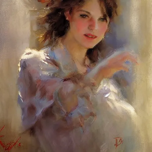 Prompt: photo of young woman by daniel f. gerhartz