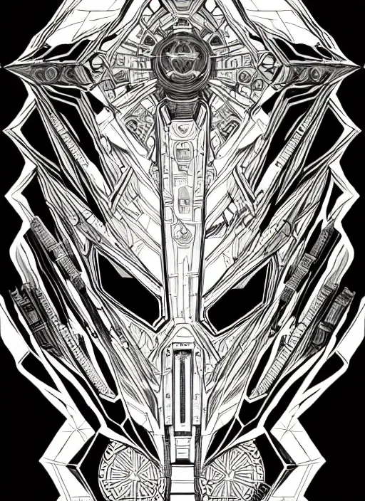 Prompt: symmetry concpet art, full shot, traditional ink, sketch, of deathshot, line sketch, intricate, elegant, highly detailed, monochrome, digital painting, artstation, concept art, sharp focus, illustration, art by borderlands 3 and peter polach